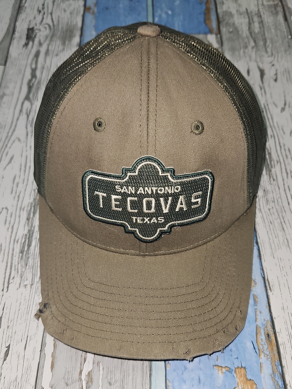 Tecovas San Antonio Olive Green Trucker Hat